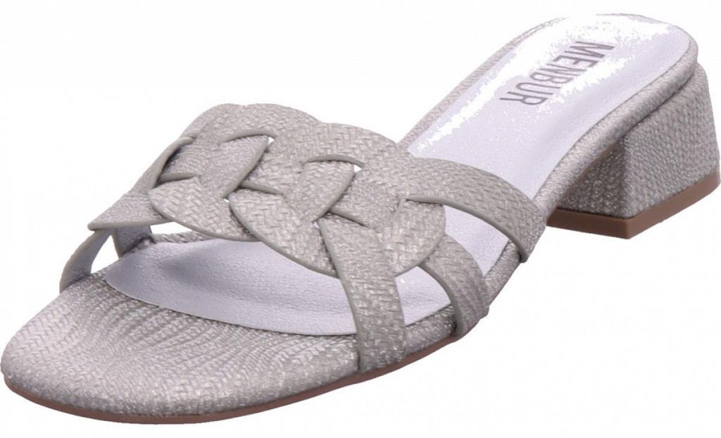 Menbur Sandalette silber in Gr. 40