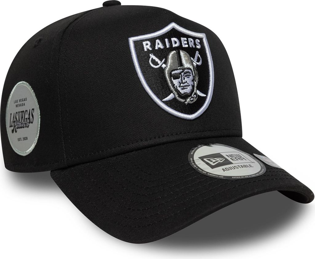 New Era NFL 9FORTY E-Frame Cap Sidepatch Las Vegas Raiders black