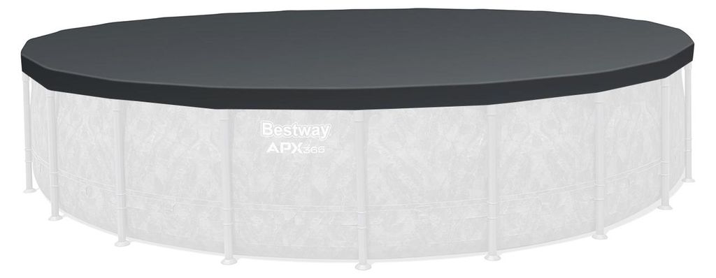 Bestway Ersatzteil Abdeckplane (schwarz) für Power Steel Pool Ø 671 x 132 cm, rund
