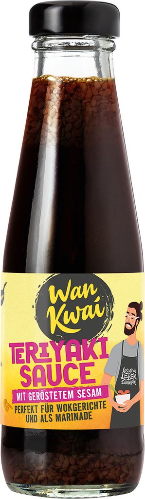 Wan Kwai Teriyaki Sauce mit mild geröstetem Sesam in Vegan 200ml