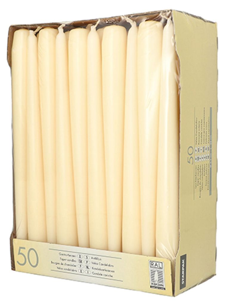 PAPSTAR kaarsenkernen, 22 mm, crème, verpakking van 50 Productafbeelding 