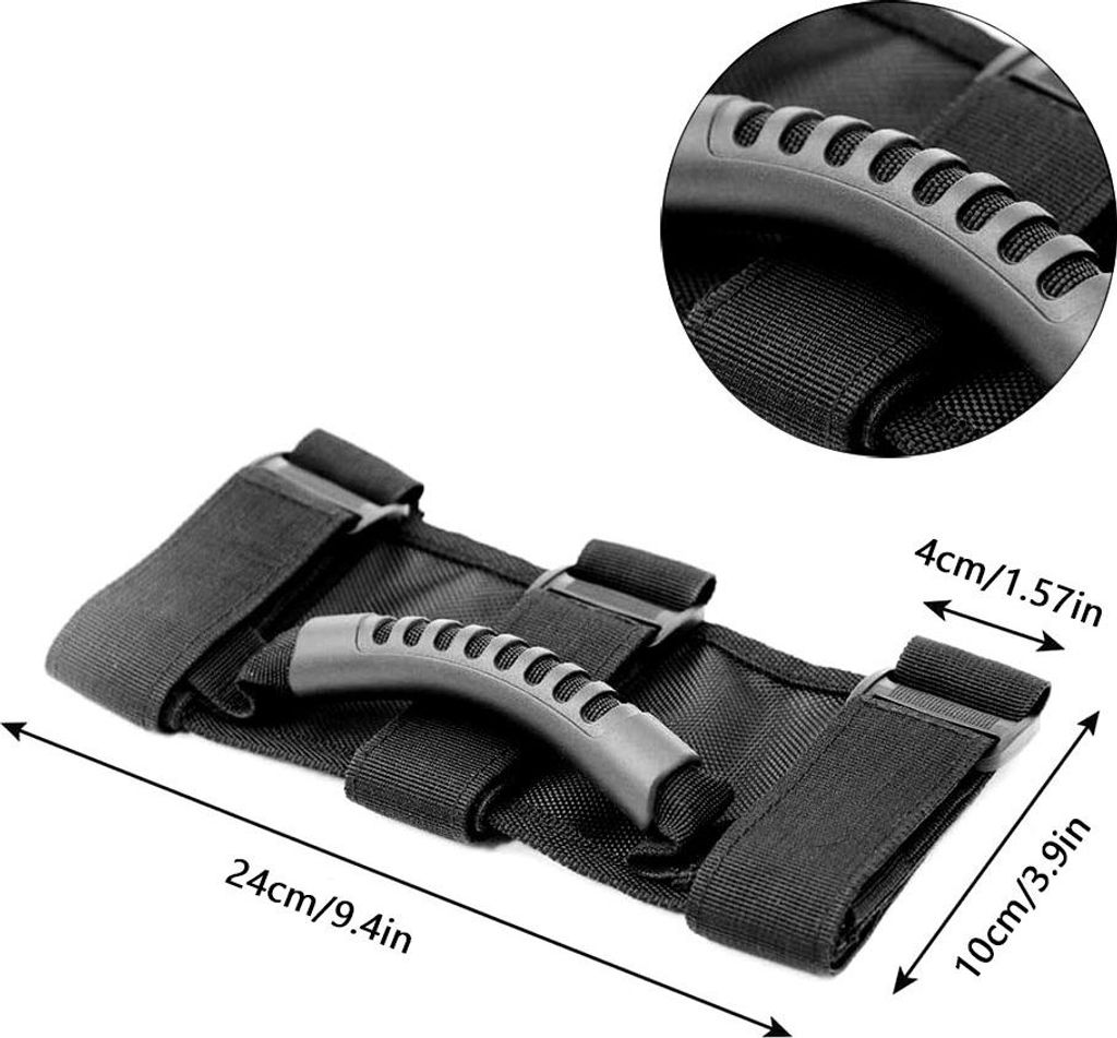 2 Stück Roller Bar Grip Griffe passend für Jeep Wrangler CJ YJ TJ JK Zubehör