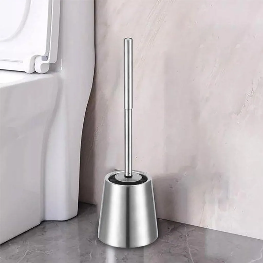 Brosse de toilette inox 12,5 cm idéale pour l'aménagement salle de bains