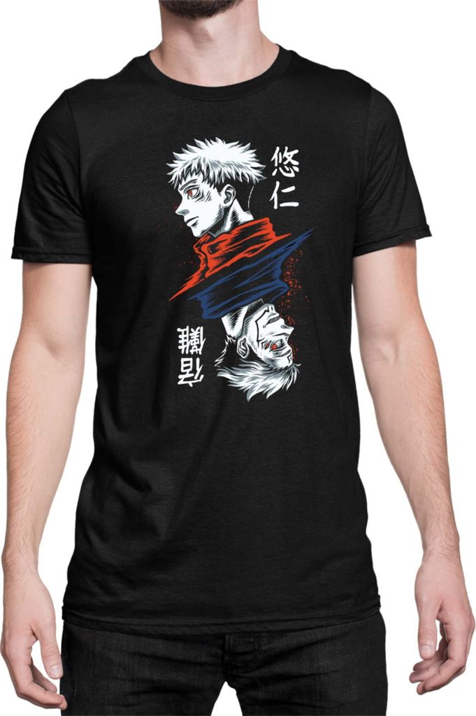 Herren T-Shirt Japan Anime Manga Jujutsu Anime Manga Kaisen Kaisen 03 Jujutsu, Man XL / Schwarz