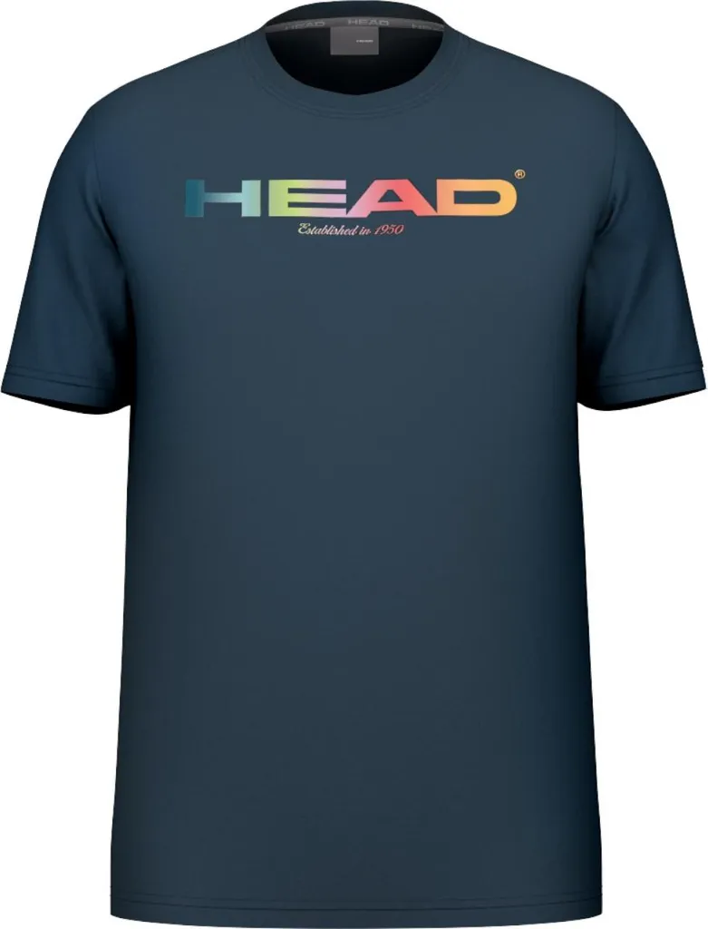 T-shirt Head Rainbow 816345NV bleu marine pour le tennis de performance