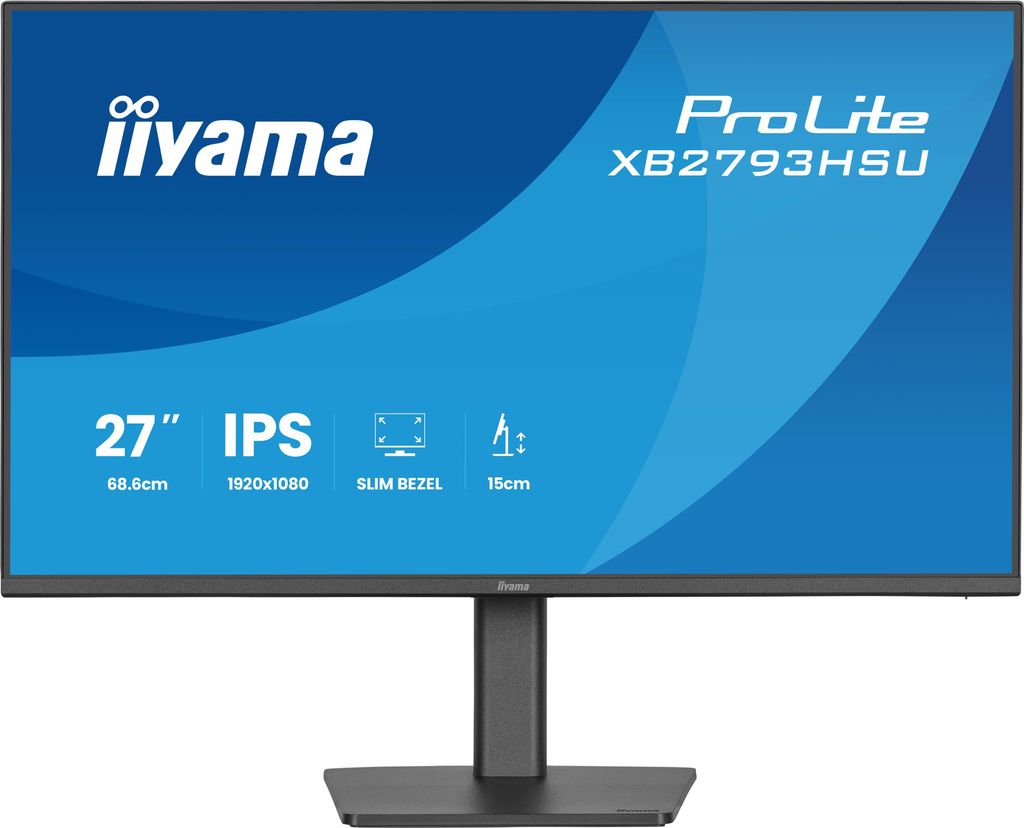 27" IPS-panel, 1920x1080@120Hz, 15cm Height Adj. Stand, 1ms Produktbild 