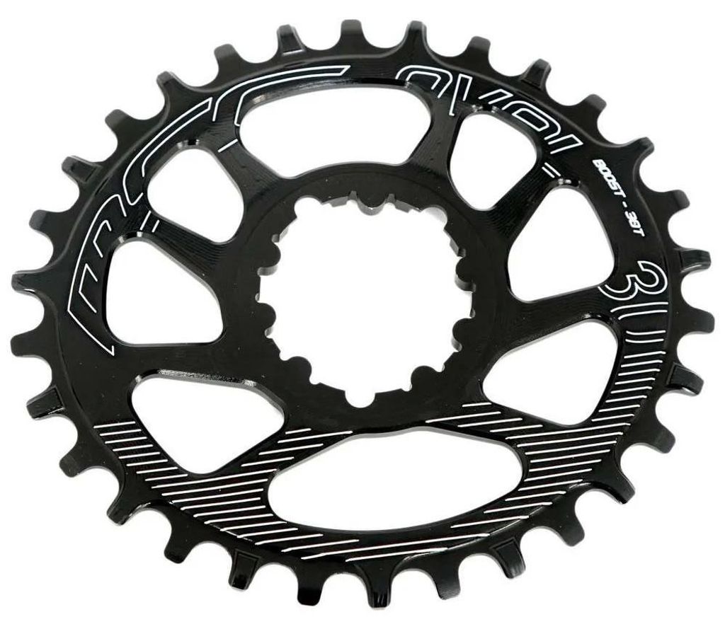 Msc Direct Mount Sram Boost Oval Kettenblatt Schwarz 30t Schwarz 30t