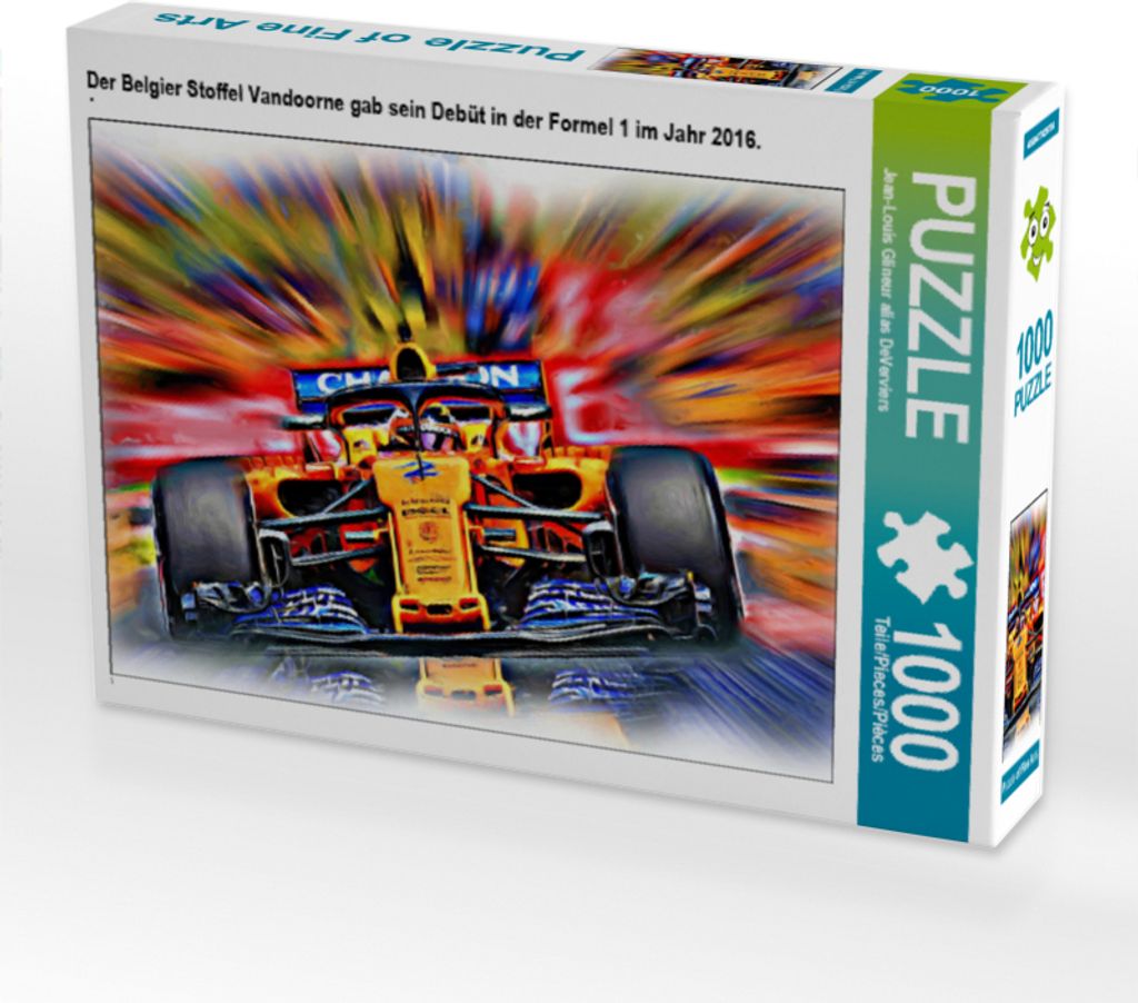 CALVENDO Puzzle Der Belgier Stoffel Vandoorne gab sein Debüt in der Formel 1 im Jahr 2016. | 1000 Teile Lege-Größe 64x48cm Foto-Puzzle für glü...