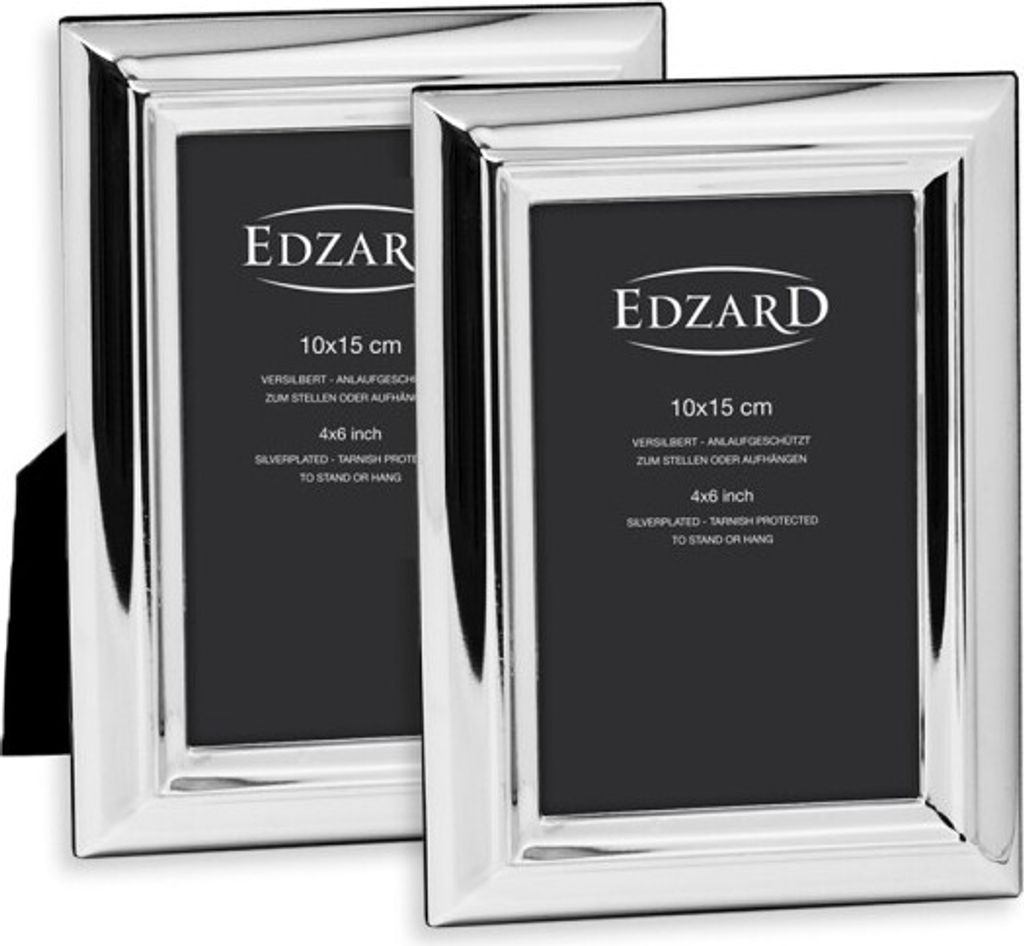 EDZARD Fotorahmen Florenz 10x15 cm 2er Set