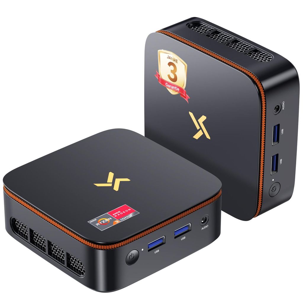 Huidun H50 Mini-PC mit AMD Ryzen 3300U, Vega 6 Grafik, 16GB Produktbild 