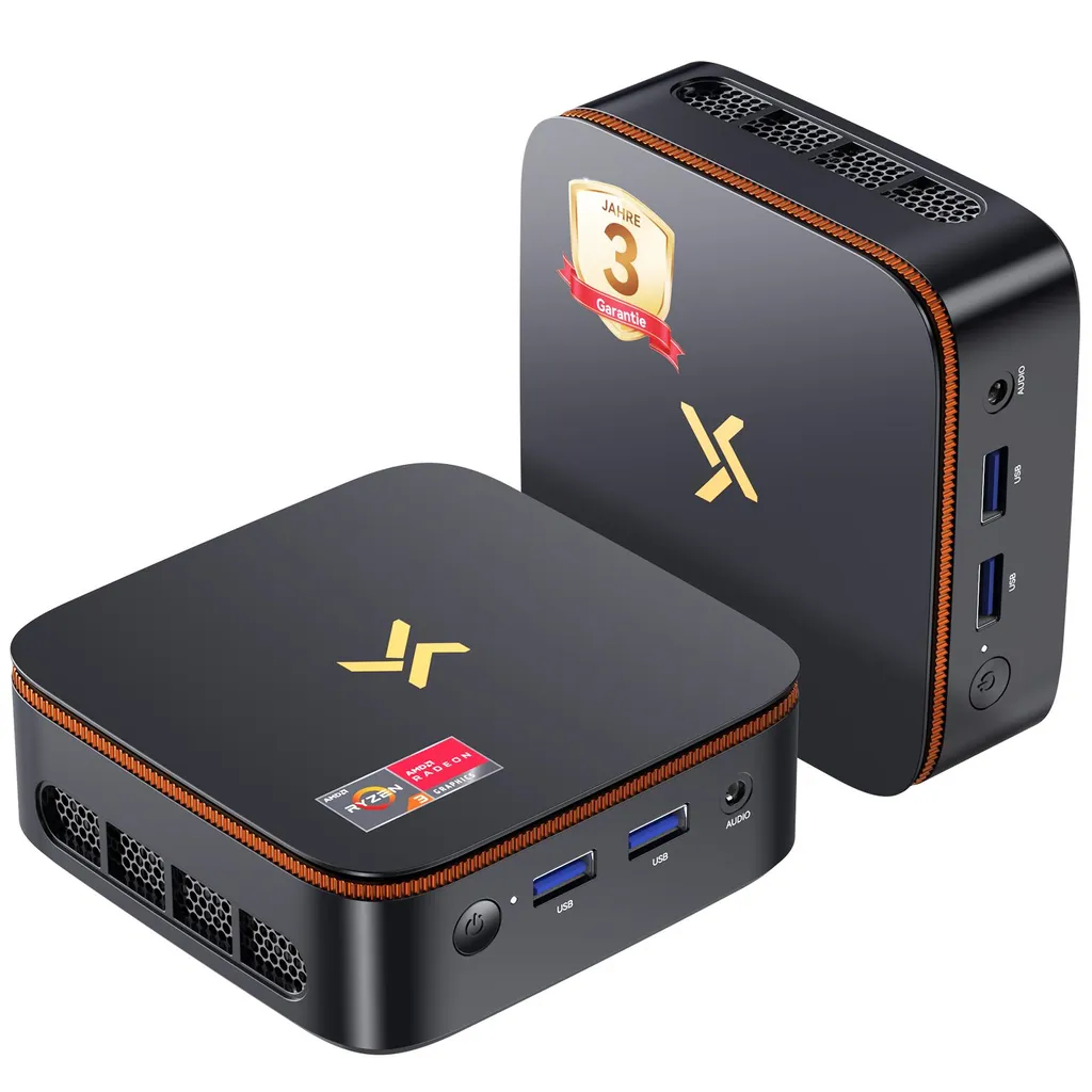 Mini-PC Ultra-compact 0,35L Ryzen 3300U Vega 6 16Go RAM SSD 512Go Haute 4K