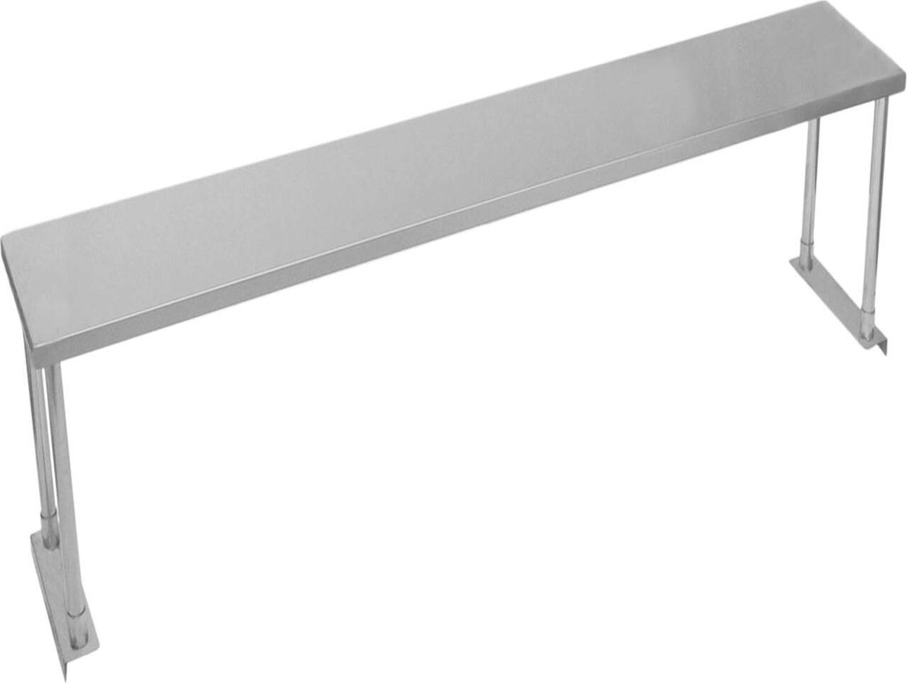 KuKoo Gastronomie Edelstahl Aufsatzbord Aufsatzboard Edelstahl Regal
