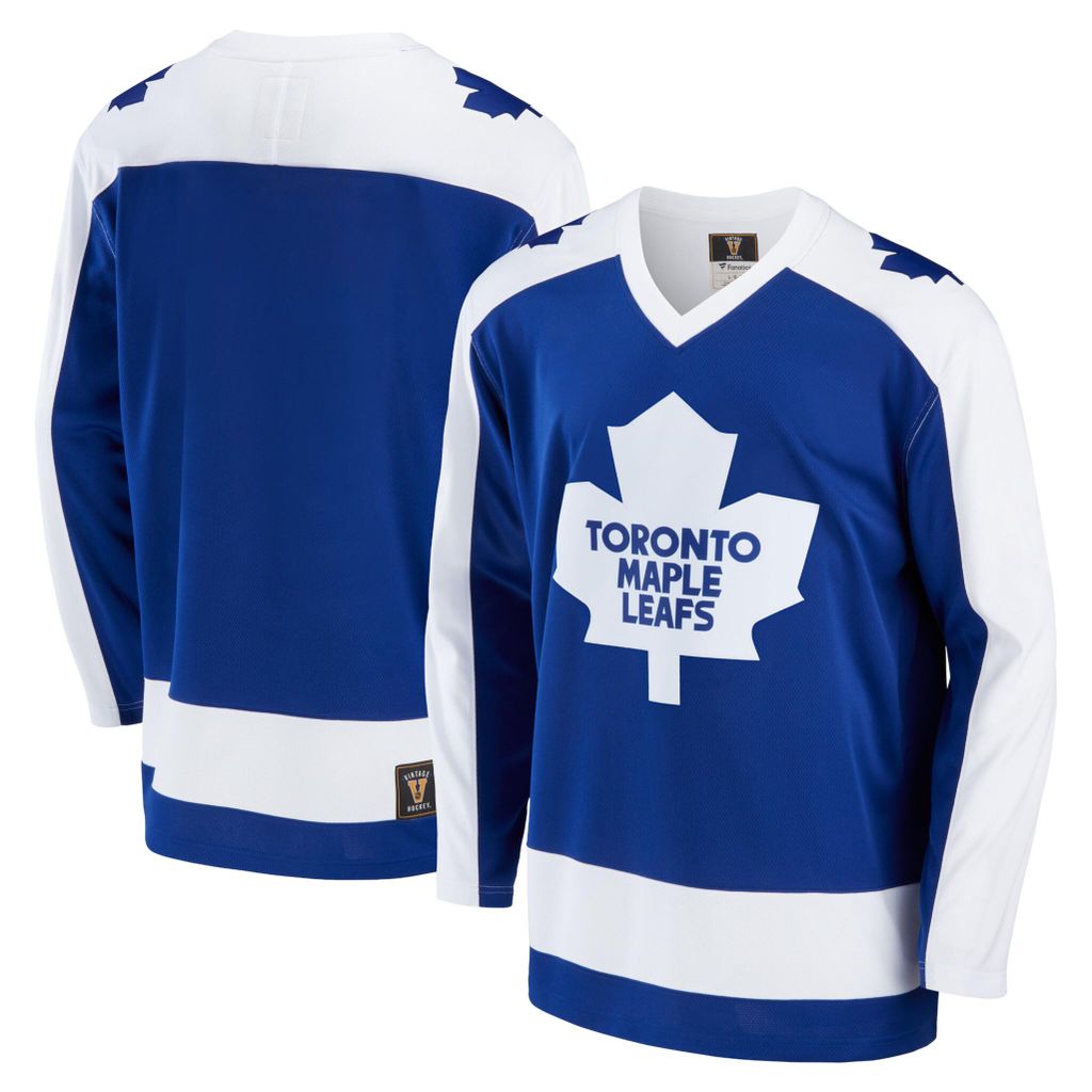 Toronto Maple Leafs NHL Eishockey Fanatics Breakaway Trikot Vintage Blau-L