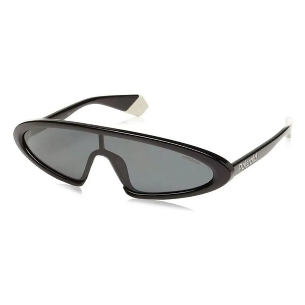 Polaroid PLD 6074/S Lunettes de soleil Masque Noir Verres Gris Polarisés