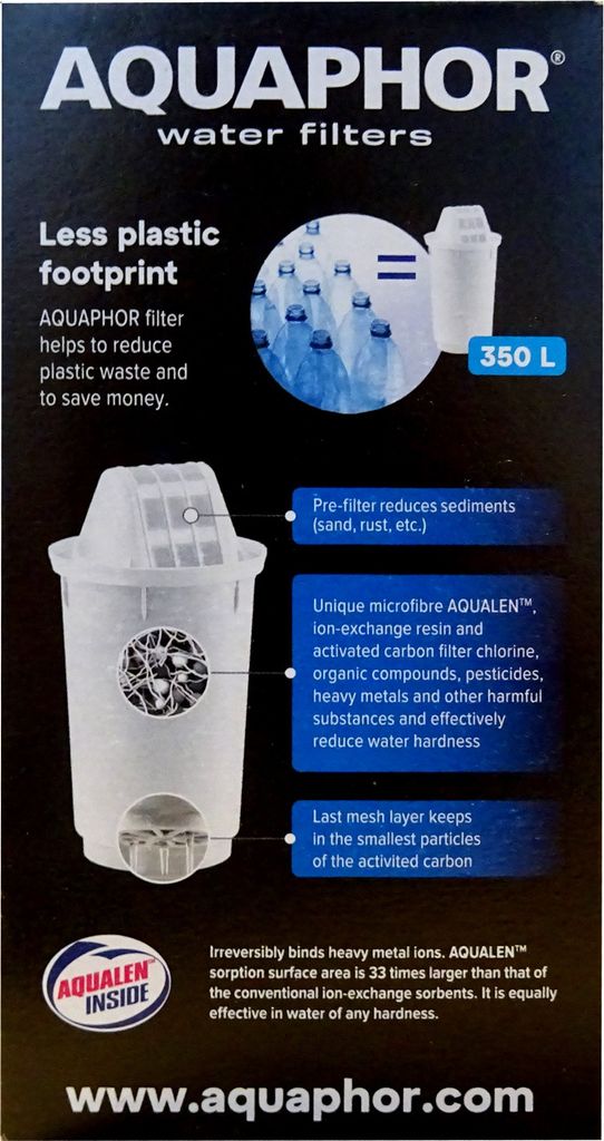 AQUAPHOR Prestige A5 Caraffa Filtrante Per Acqua - Blu Cobalto - 2,8 Litri