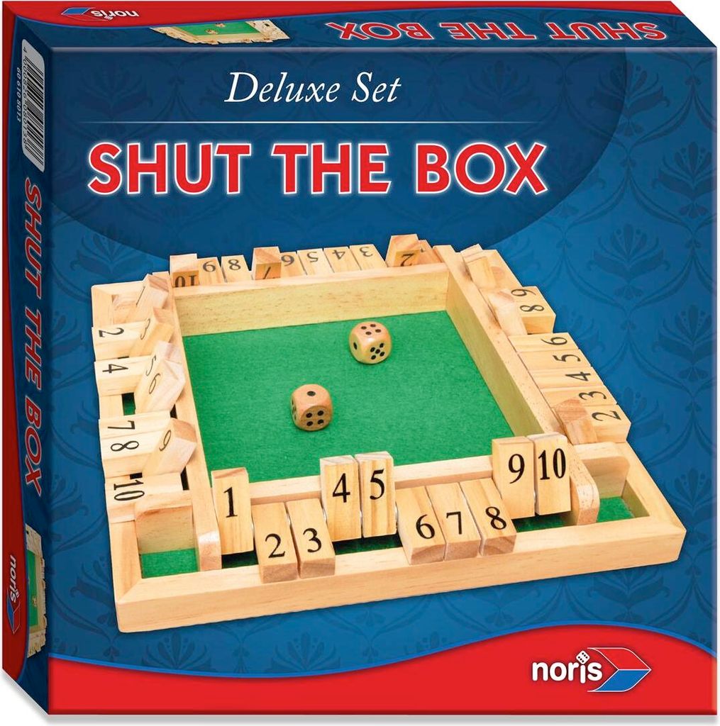 Noris Spiele Deluxe Shut the box; 606108013 Produktbild 
