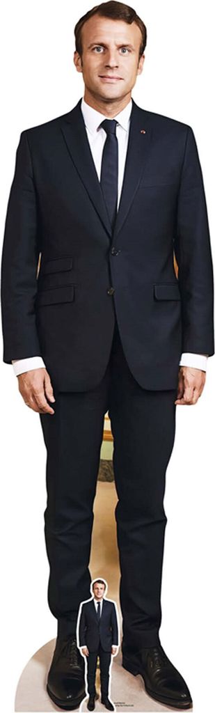 Macron, Emmanuel Pappaufsteller Pappaufsteller