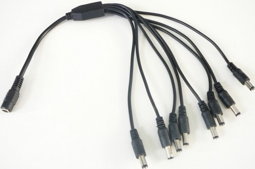 T-LED DC rozbočovač Vyberte počet výstupov: 8 výstupov Obrázok produktu 