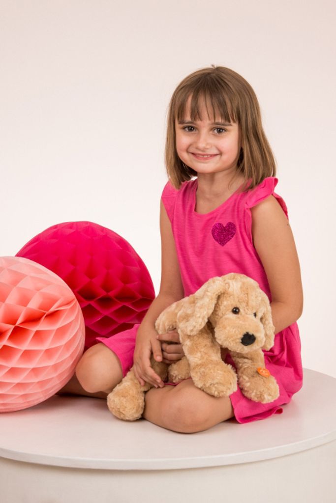 Teddy Hermann Schlenkerhund beige flauschiges Kuscheltier Produktbild 9