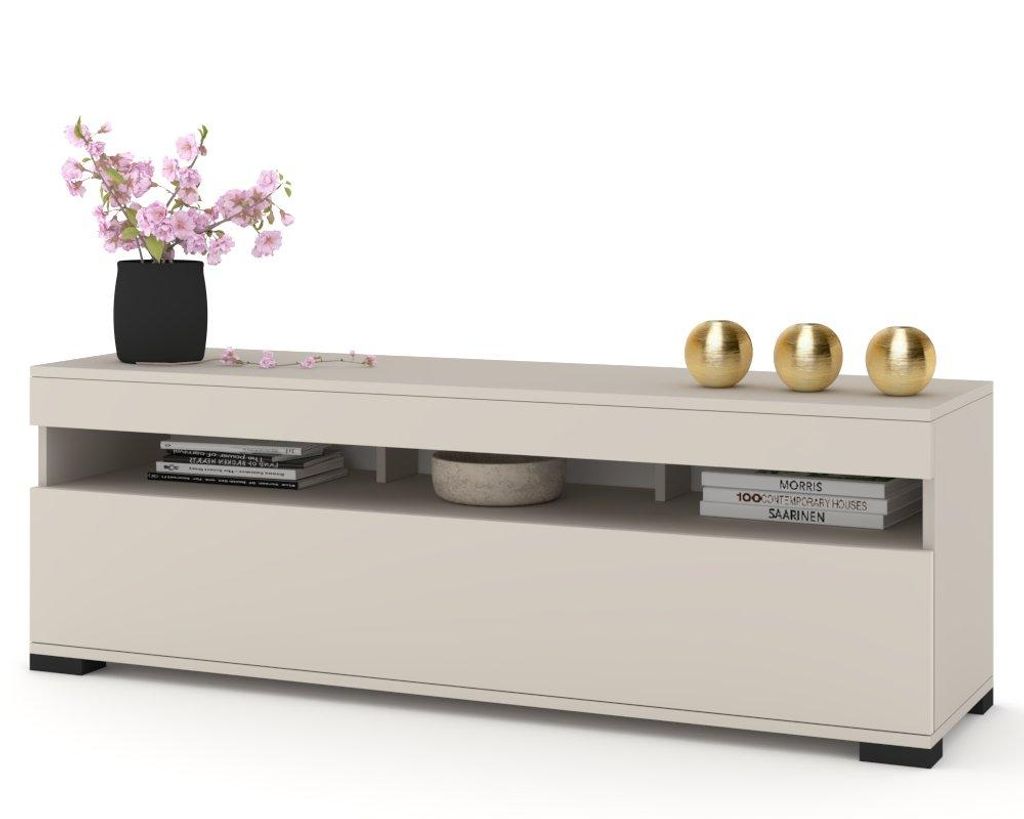 Fernsehschrank TV-Lowboard PLAY STEHEND Cashmere/Cashmere Produktbild 