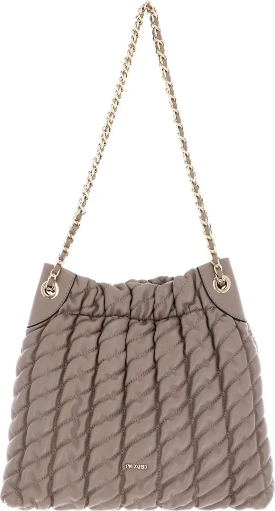 Sac à épaule Picard Finesse taupe : l'élégance alliée au grand volume