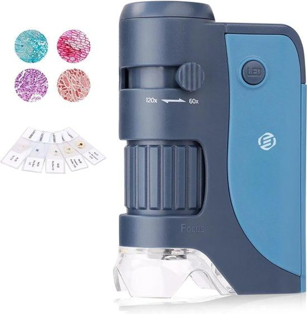 Mini microscope à main éducatif pour enfant, apprentissage scientifique