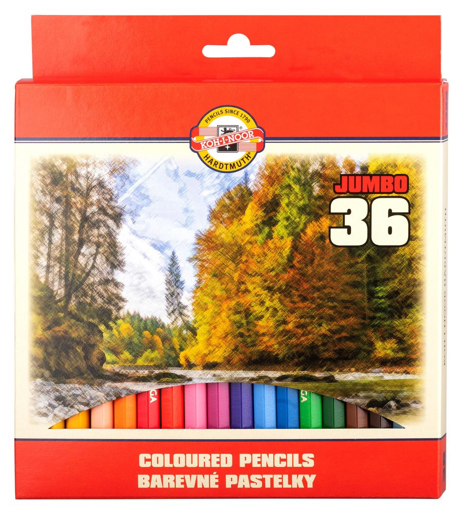 Buntstifte "Omega" Jumbo 36er Pack Produktbild 