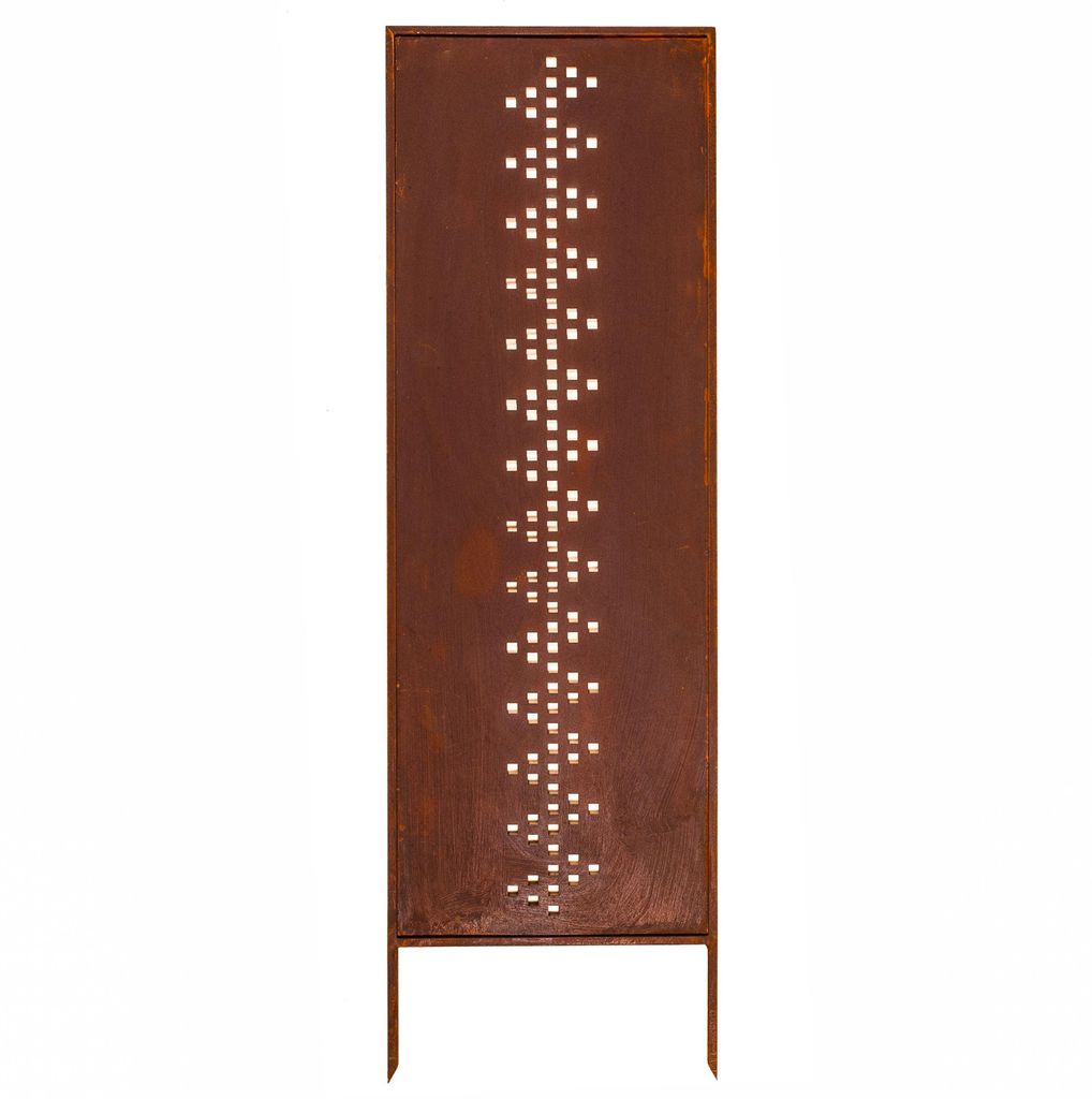Edelrost Sichtschutz Garten Deko 160x50 cm Mit Produktbild 