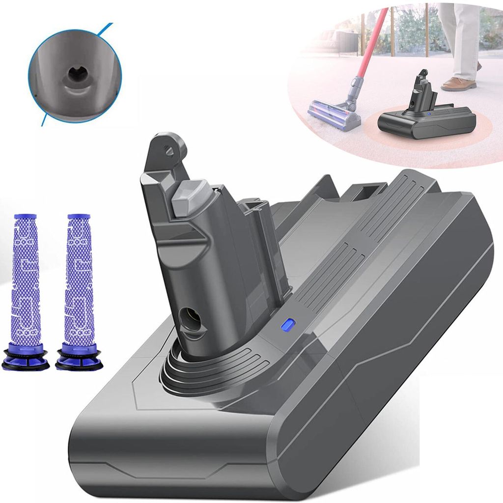 Akku für Dyson V6 DC62, Ersatzakku für Dyson DC58 DC59 DC61 Produktbild 
