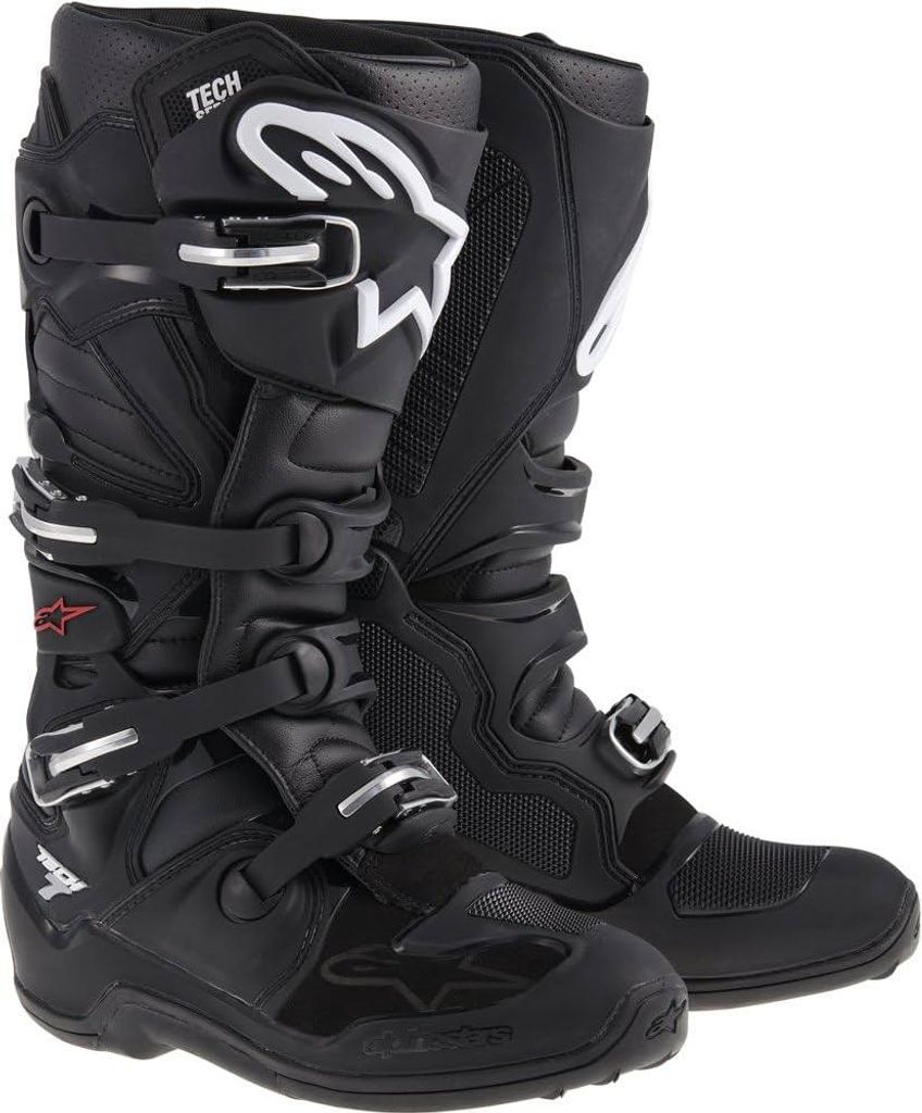 Buty motocrossowe Alpinestars Tech 7, czarne, 14 (49,5) Zdjęcie produktu 