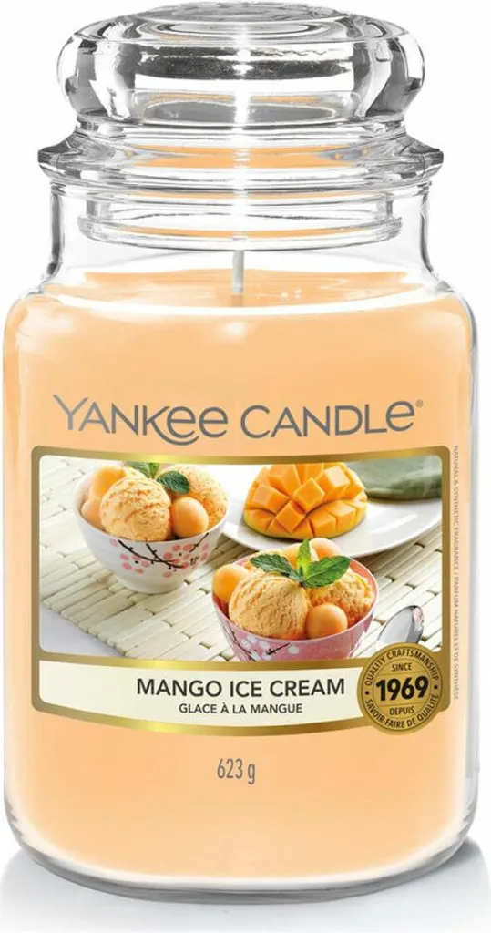 Yankee Candle Mango Ice Cream 623g - Offerta Candela Grande - 9