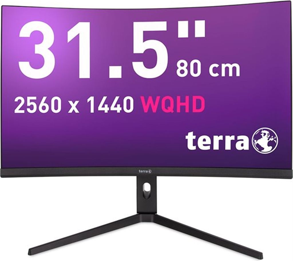 TERRA LCD/LED 3285W HA black CURVED USB-C/HDMI/DP Produktbild 