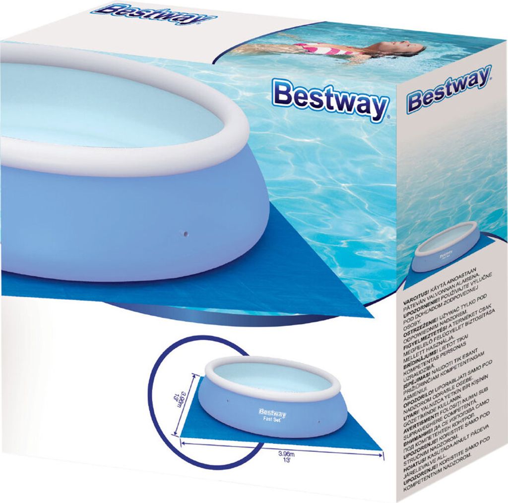 Bestway Pool-Bodenplane Flowclear 396×396 cm Produktbild 17