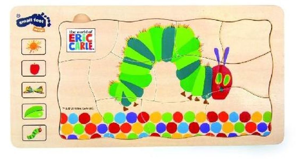 Raupe Nimmersatt Schichtenpuzzle Produktbild 