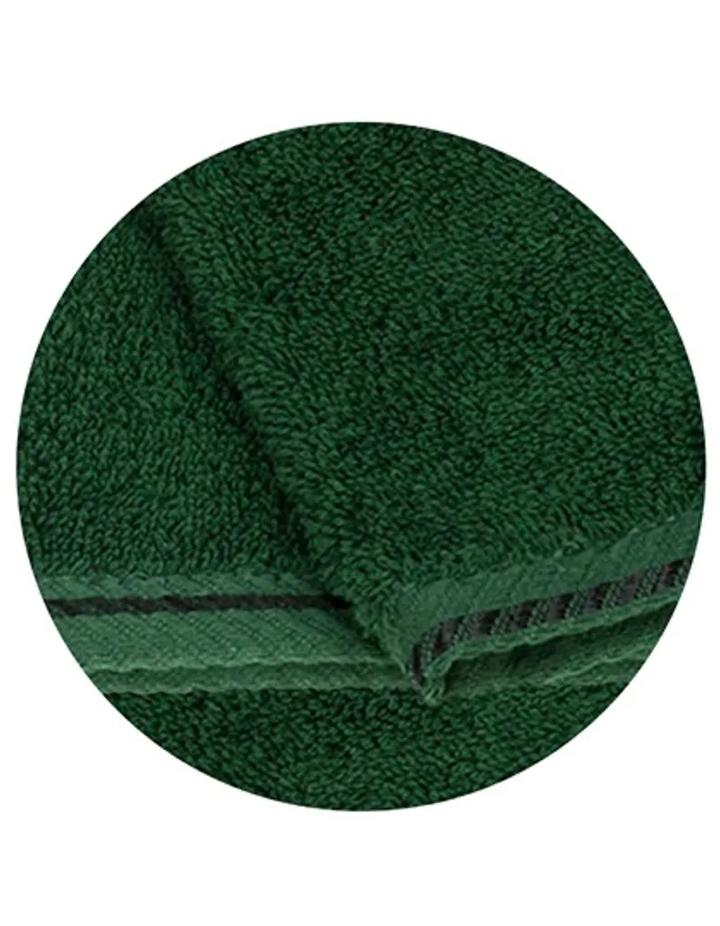 Asciugamano Viso 30x30 Verde Scuro A&R 002.50 | Design e Spugna - 2