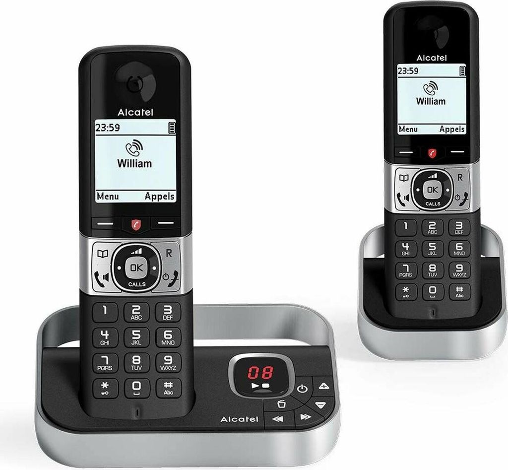 Alcatel F890 Voice Duo zwart Telefono DECT Identificatore Immagine del prodotto 