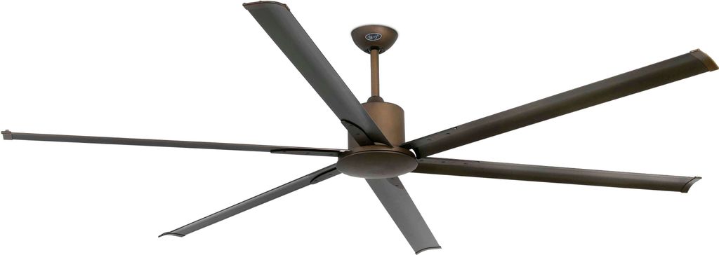 Energiespar Deckenventilator mit Fernbedienung Andros Braun 213 cm