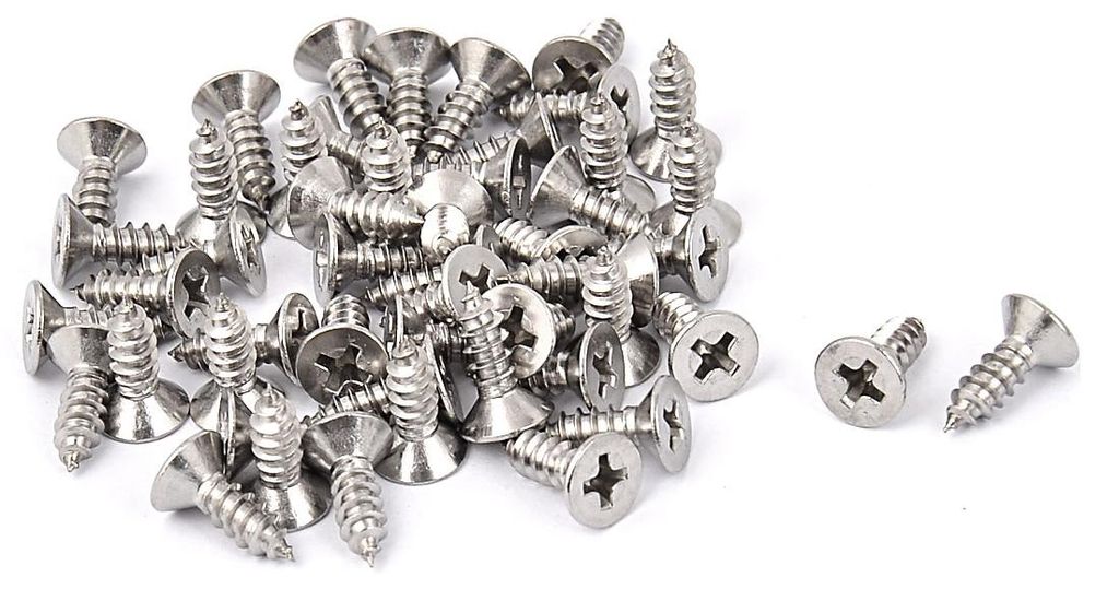 50 Stk M4.2 x 13mm Kreuzschlitz Selbstschneidend Senk-Blechschrauben de