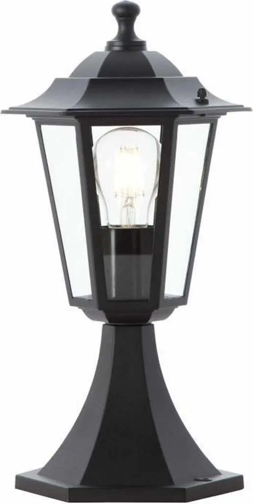 Lanterne de Jardin Noir Anti-Corrosion pour Éclairage Extérieur Durable