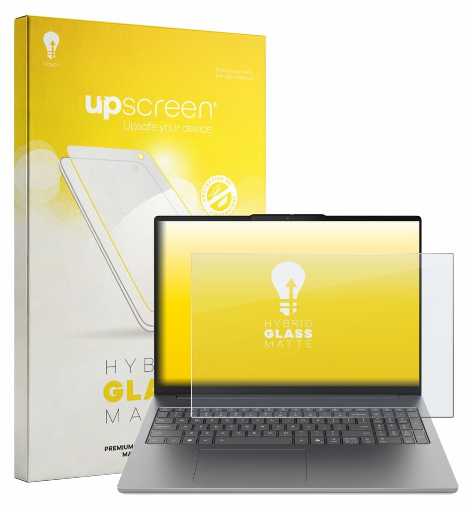 upscreen Entspiegelungs Schutzglas für Lenovo IdeaPad Slim 5i Gen 11 16" Schutzfolie Panzer Folie Glas Display Schutz matt