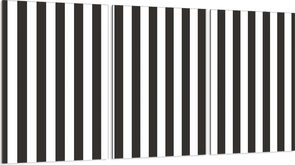 Copri Piano Cottura Vetro Temperato 3 Pezzi 30x52 cm Certificato