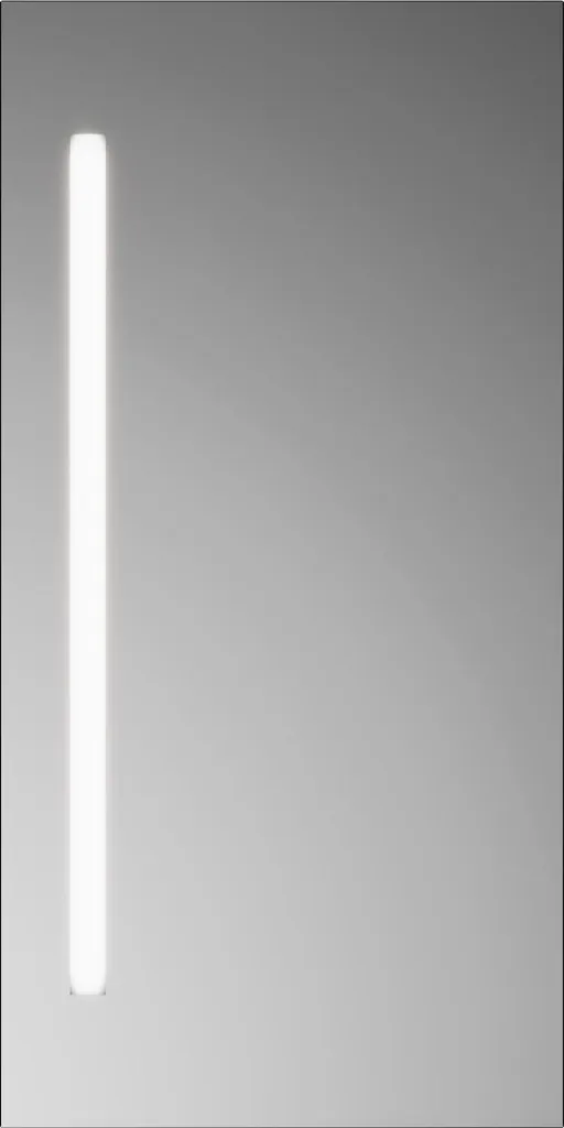 Miroir de salle de bain LED vertical vertical gauche mélamine
