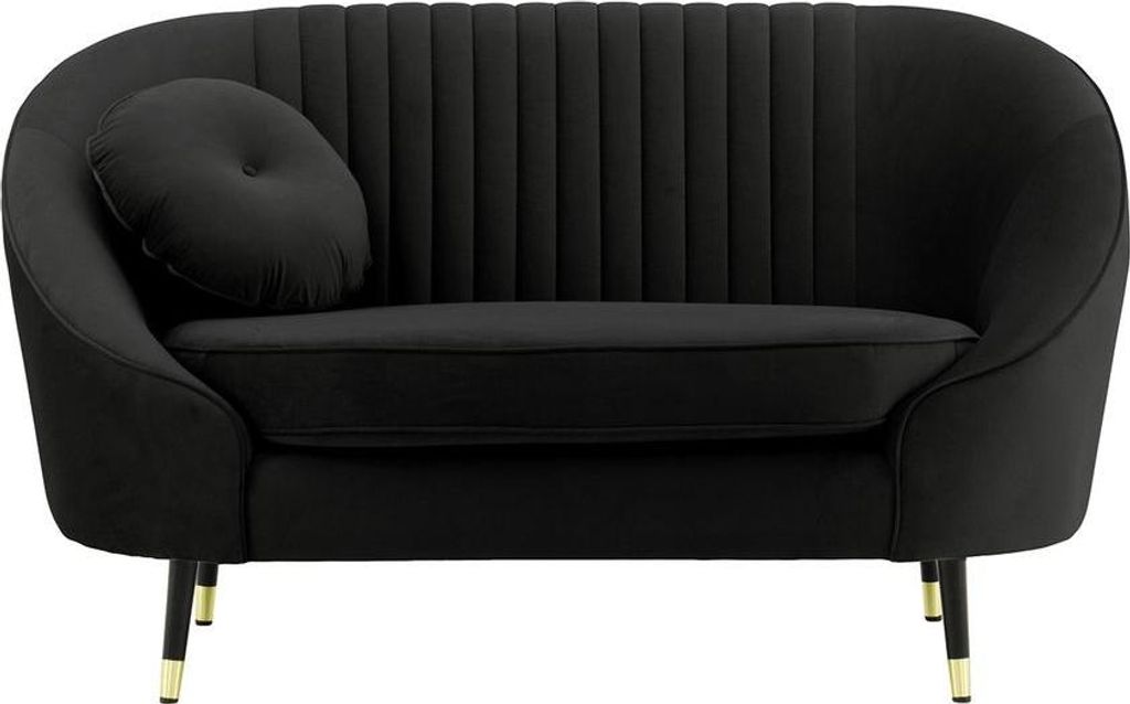 Sessel Kooper mit Ziernähten-Velluto 20-brass