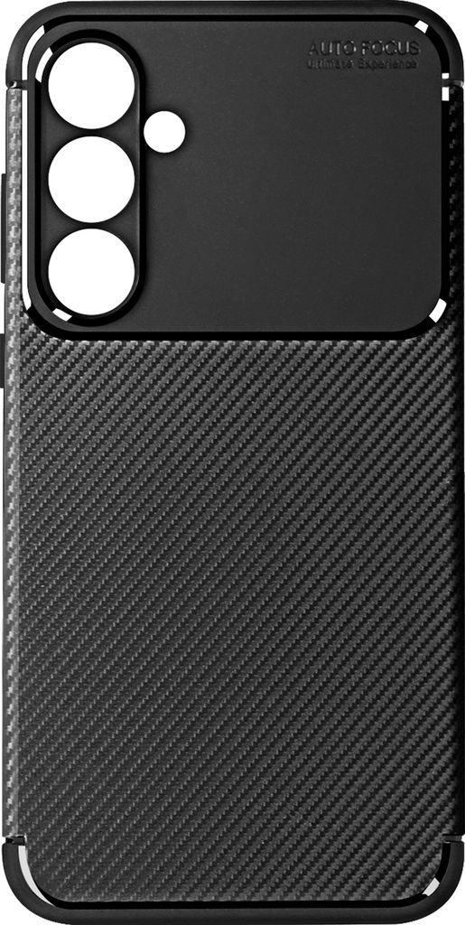 Avizar, Silikonhülle für Samsung Galaxy A35 5G Carbon Design, Schwarz