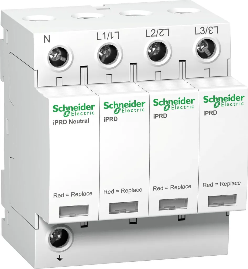 Parafoudre Acti9 iPRD20r 3P+N 20kA Type 2 Schneider Electric A9L20600