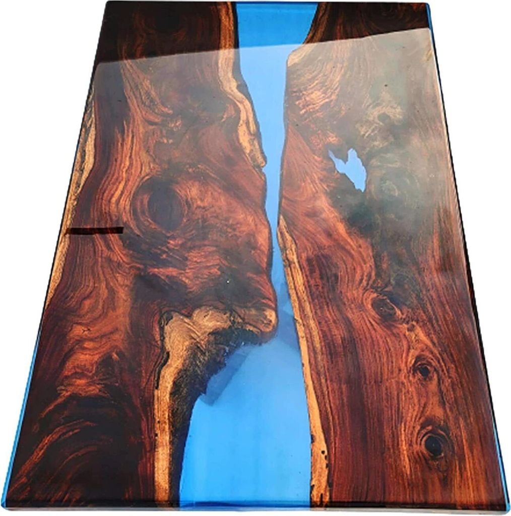 Tische Esstisch Design Tisch Moderne Meer Fluss Möbel 200x90 Epoxid Harz Ozean