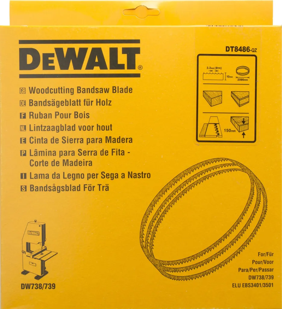 Lama DEWALT 2095mm per DW739: Guida all'Acquisto Consumabili