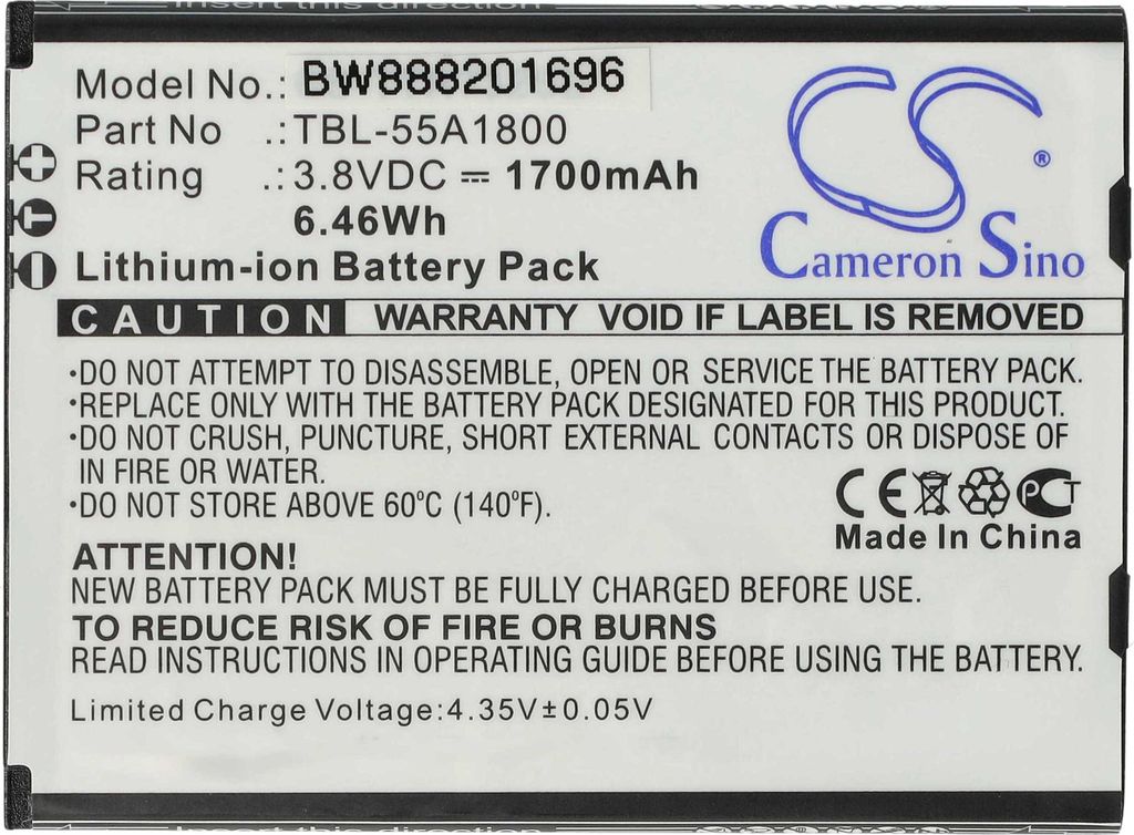 vhbw Akku kompatibel mit TP-Link M7310 V1, M7310 Router Modem Hotspots (1700 mAh, 3,8 V, Li-Ion)