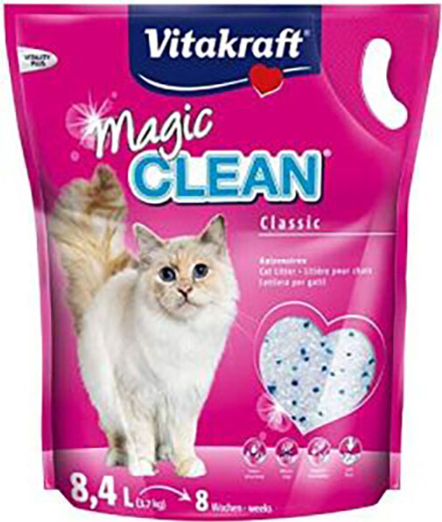 Vitakraft Magic Clean 8.4l 3.7kg Hygienisches Bett Rosa Rosa One Size