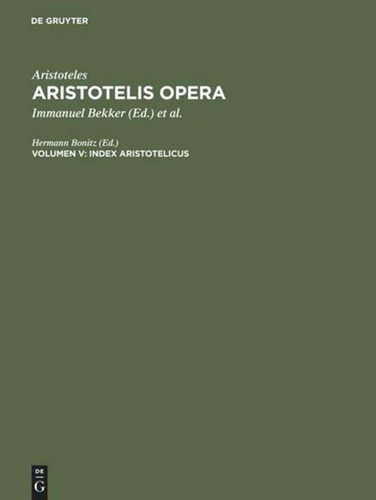 Index Aristoteles